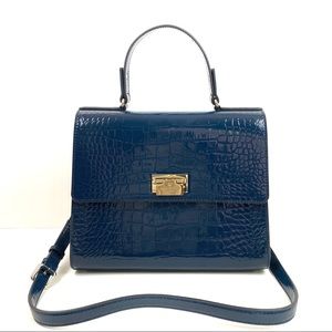 Kate Spade Knightsbridge Doris Petrol Leather Bag